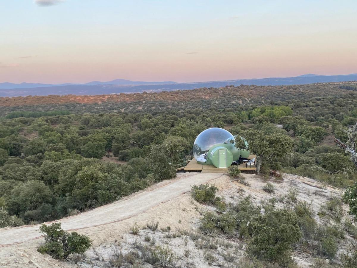 Eco-Lodge En La Reserva Privada Campanarios De Azaba - Proyecto De Conservacion Espeja Exterior foto