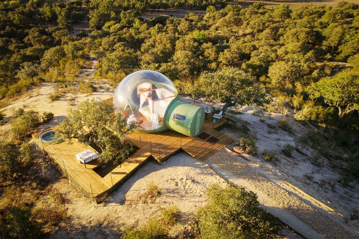 Eco-Lodge En La Reserva Privada Campanarios De Azaba - Proyecto De Conservacion Espeja Exterior foto